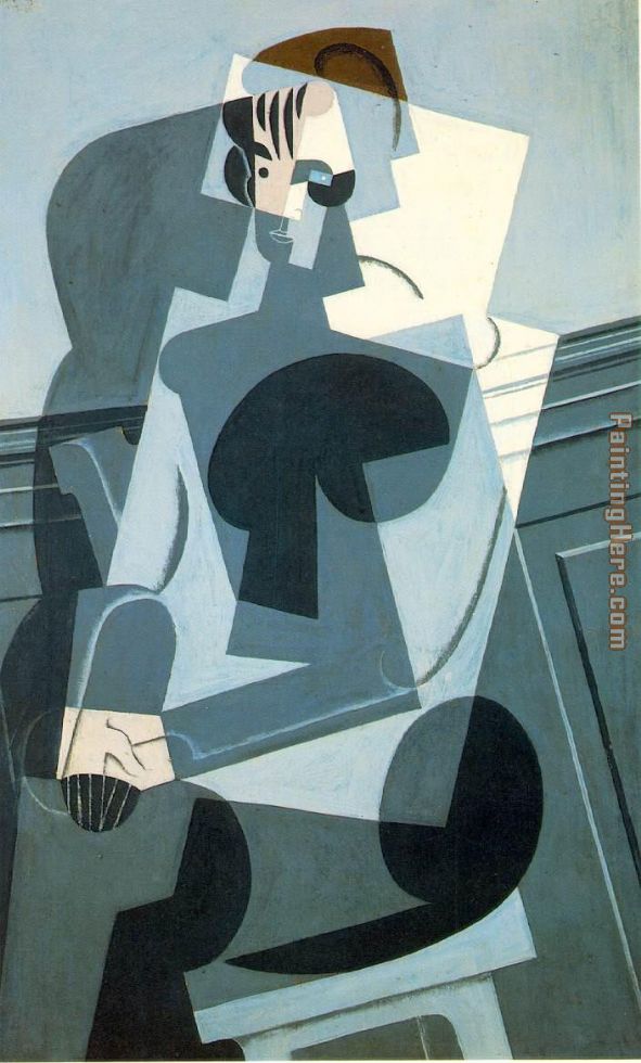 Portrait of Josette Gris painting - Juan Gris Portrait of Josette Gris art painting